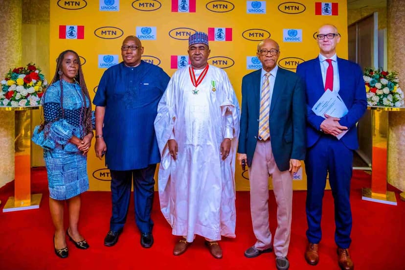 Officials at MTN ASAP partnership event